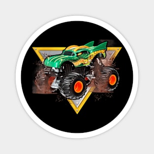 Monster Truck Gift For Adults And Kids Magnet